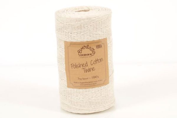 103S (0.75mm) Everlasto Polished Cotton Twine 0.5Kg Spool