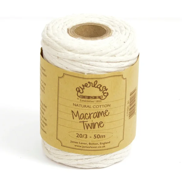 20/3 (3.5mm) Everlasto Cotton String 50m Spool