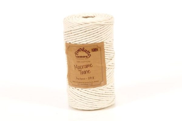 27/3 (4mm) Everlasto Cotton String 0.5Kg Spool