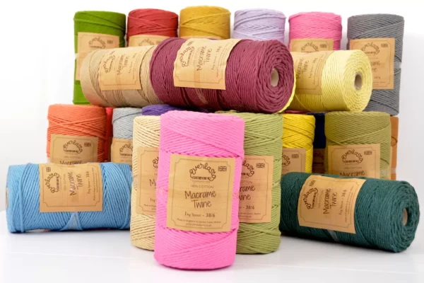 Assorted Pack - Coloured Macrame Twine 500g Spools