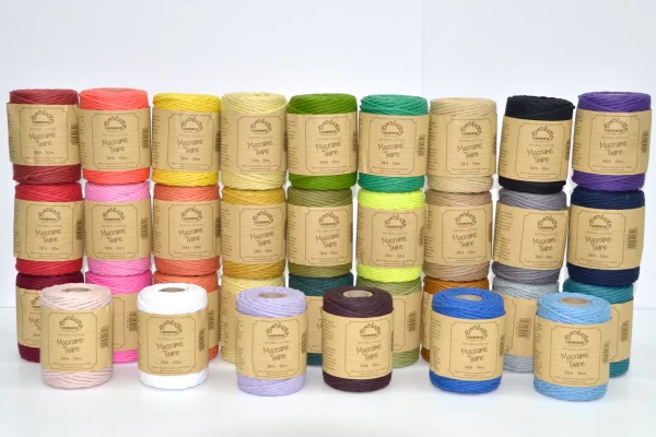 50m Retail Spool - Everlasto 38/6 (4mm) Coloured Macrame Twine