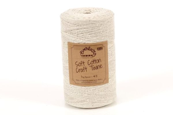 4/3 (1.5mm) Everlasto Cotton String 0.5Kg Spool