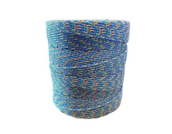 4mm Multi-Coloured Braided Polypropylene Cord
