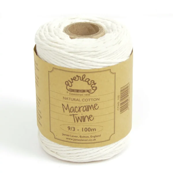 9/3 (3mm) Everlasto Cotton String 100m Spool