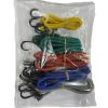 Assorted 10 Pack x 8mm Reverse Hook Coloured Luggage Elastics - Image 2