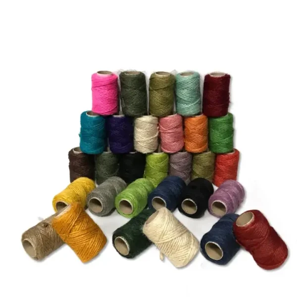 1KG Coloured Jute Twine Random Clearance Packs