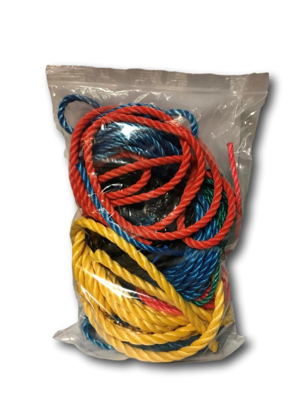 Assorted Coloured Polypropylene 14mm - 32mm Rope Pack