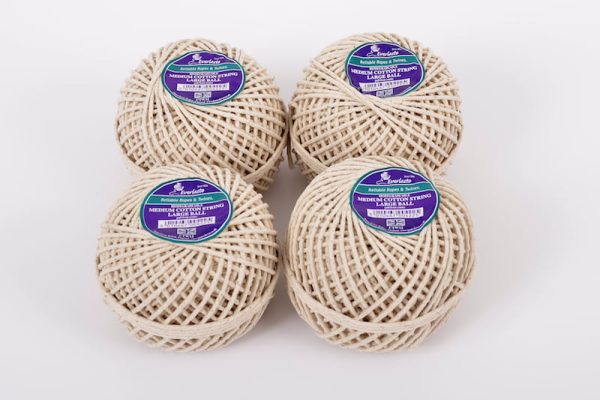 Everlasto Medium Cotton String 2mm X 200G Balls 4 Pack