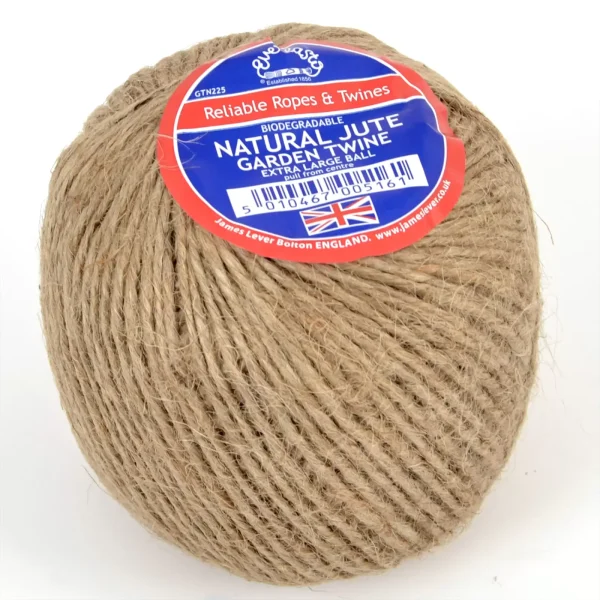 Everlasto Natural Jute Garden Twine 225G Ball