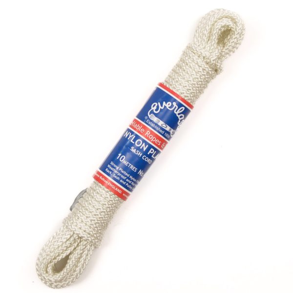 Everlasto Sash Cord No.6 Nylon Plait 8.5mm