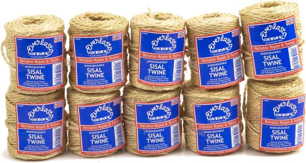 Everlasto Sisal Twine 150g Spools 10 Pack