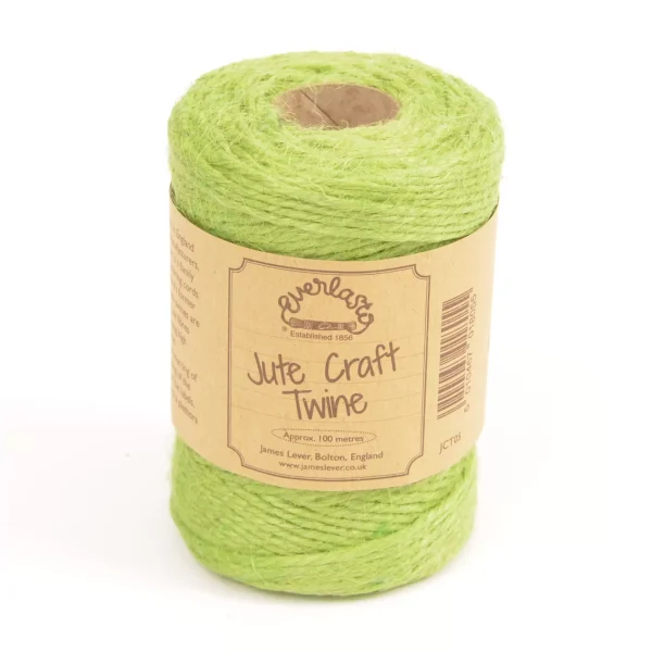 Apple Green Coloured Jute Twine