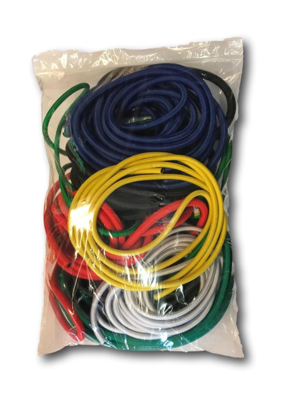 Assorted Coloured Bungee Rope Pack