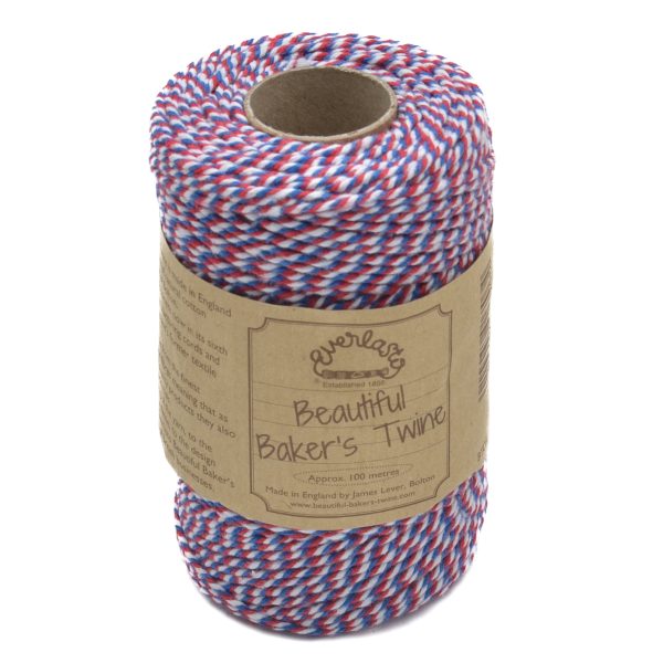 Bakers Twine Red White And Blue 'Union Jack'