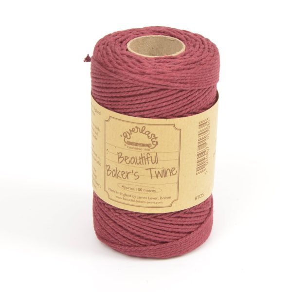 Solid Bakers Twine Burgundy