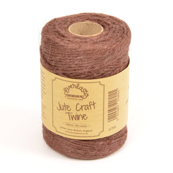 Chocolate Brown Coloured Jute Twine