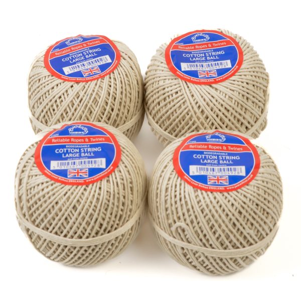 Everlasto Large Ball Cotton String 2mm X 150G Balls 4 Pack