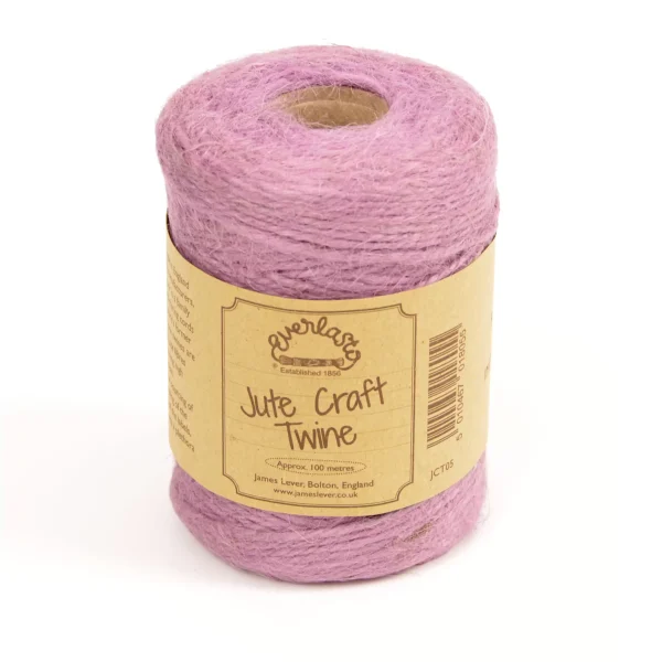 English Lavender Coloured Jute Twine