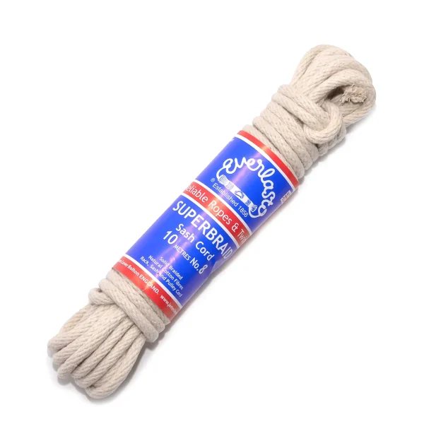 Everlasto Sash Cord No.6 Superbraid 5mm X 10m 5 Pack