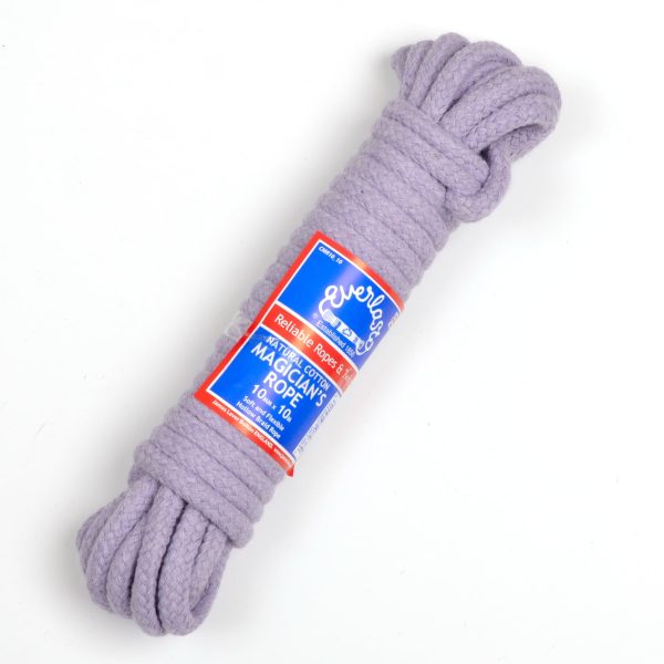 Heather Coloured Cotton Magicians Rope 6mm Diameter