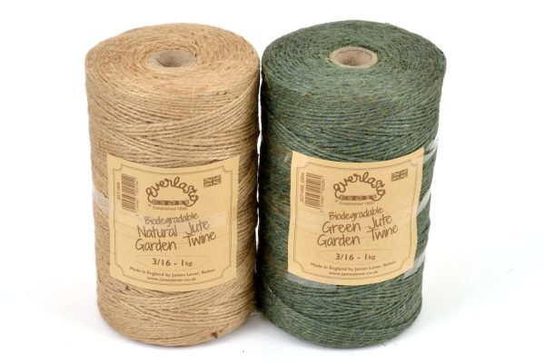 Jute Garden Twine Natural/Green 0.5Kg