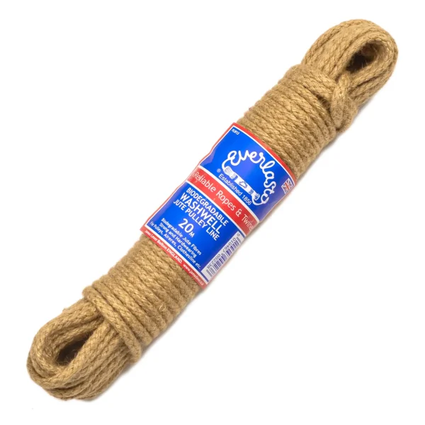 Everlasto 'Washwell' Biodegradable Jute Pulley Line