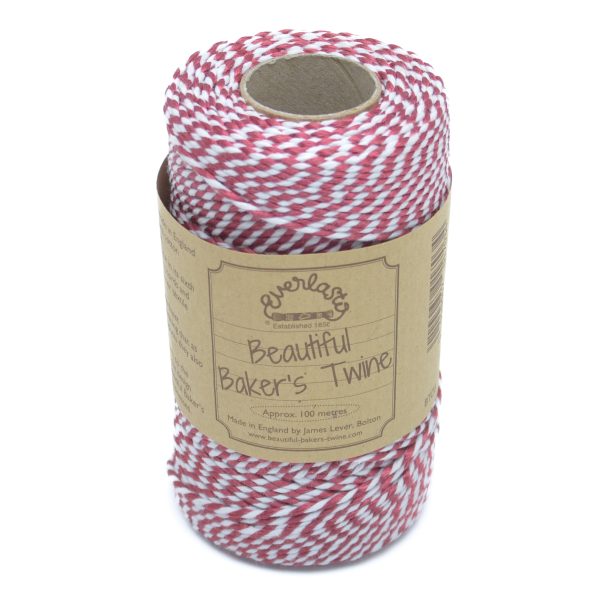 Metallic Burgundy Bakers Twine