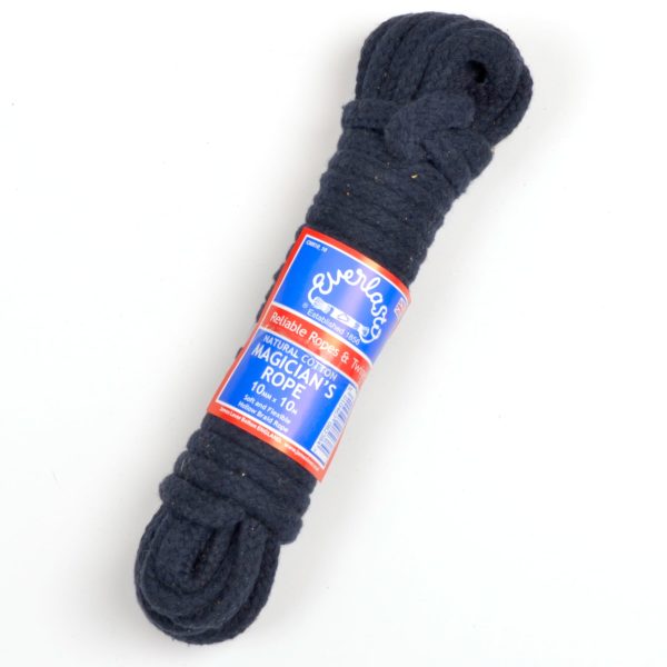 Navy Coloured Cotton Magicians Rope 10mm Diameter