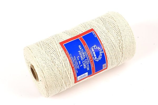 No.1 (2mm) Everlasto Natural Cotton Piping Cord 1Kg Spool