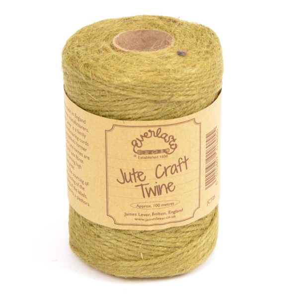 Olive Coloured Jute Twine