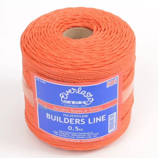 500G Spool Orange Polyethylene Builders Line