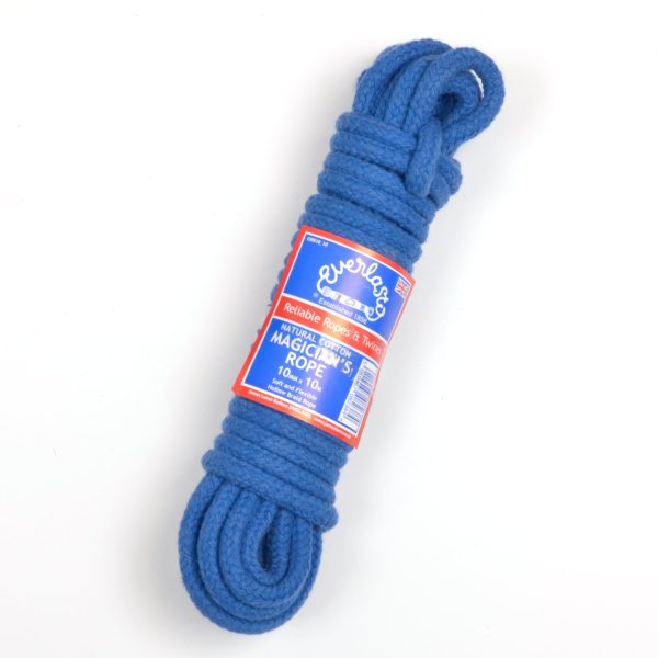 Oxford Blue Cotton Magicians Rope 10mm Diameter