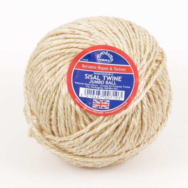 4 Pack 2/300 Sisal Twine 500G Balls