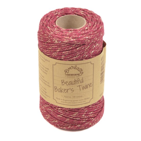 Sparkle Bakers Twine Burgundy