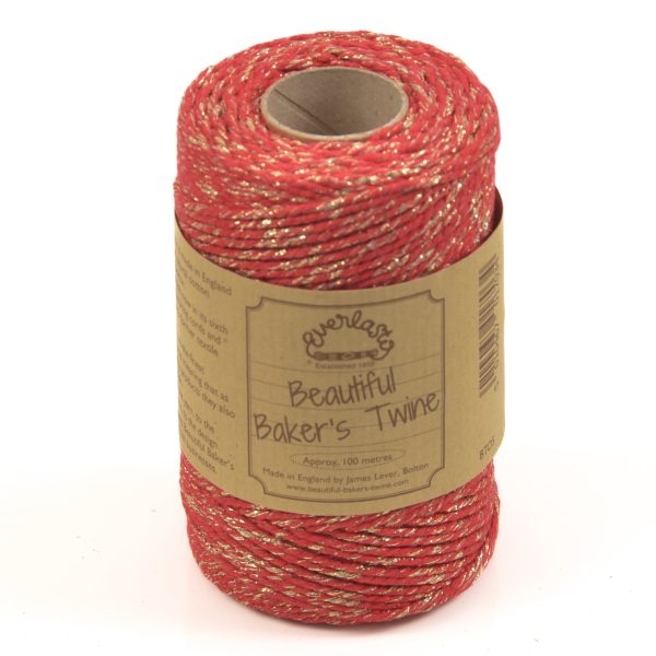 Sparkle Bakers Twine Red