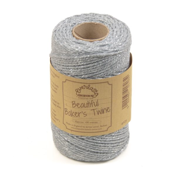 Sparkle Bakers Twine Silver