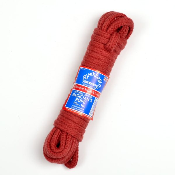 Terracotta Coloured Cotton Magicians Rope 6mm Diameter