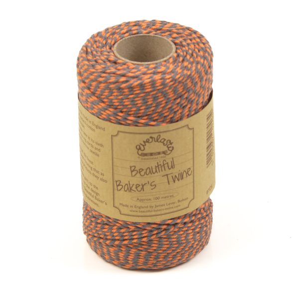 Bakers Twine Orange And Slate