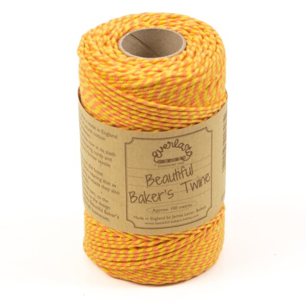Bakers Twine Orange /Yellow (Waterloo Sunset)