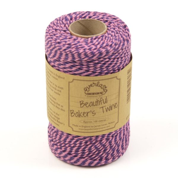 Bakers Twine Pink And Violet
