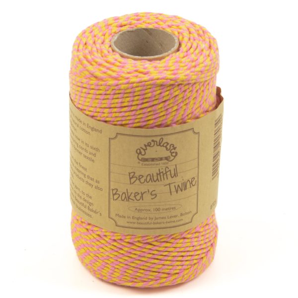 Bakers Twine Pink And Yellow (Mothers Day)