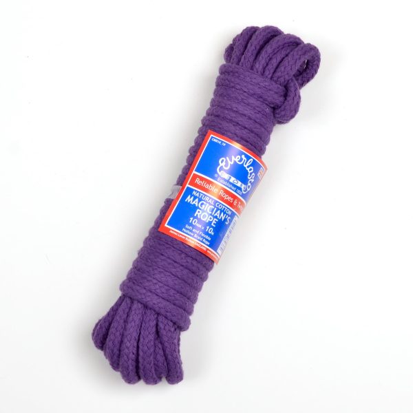 Violet Coloured Cotton Magicians Rope 10mm Diameter